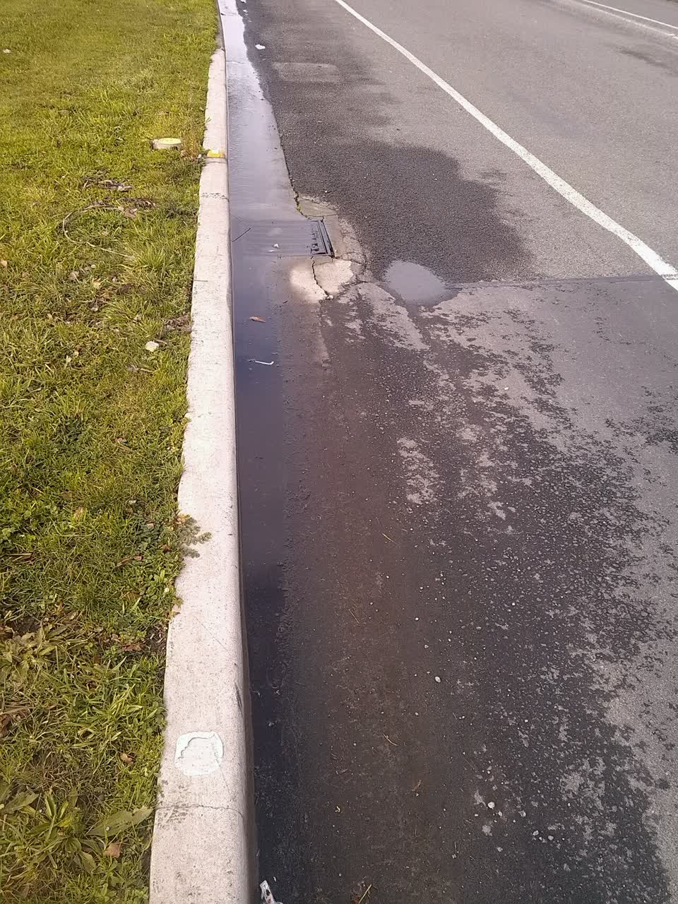 The photograph attached to this wastewater/stormwater report