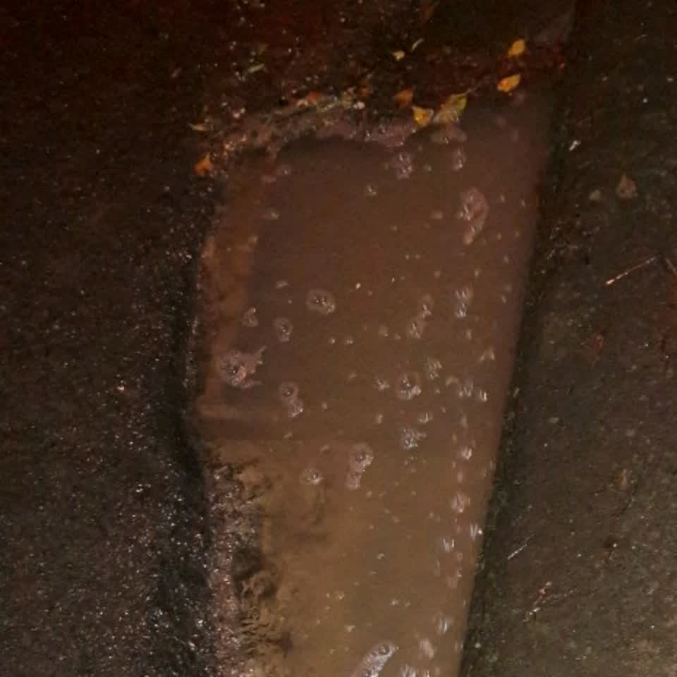 The photograph attached to this wastewater/stormwater report