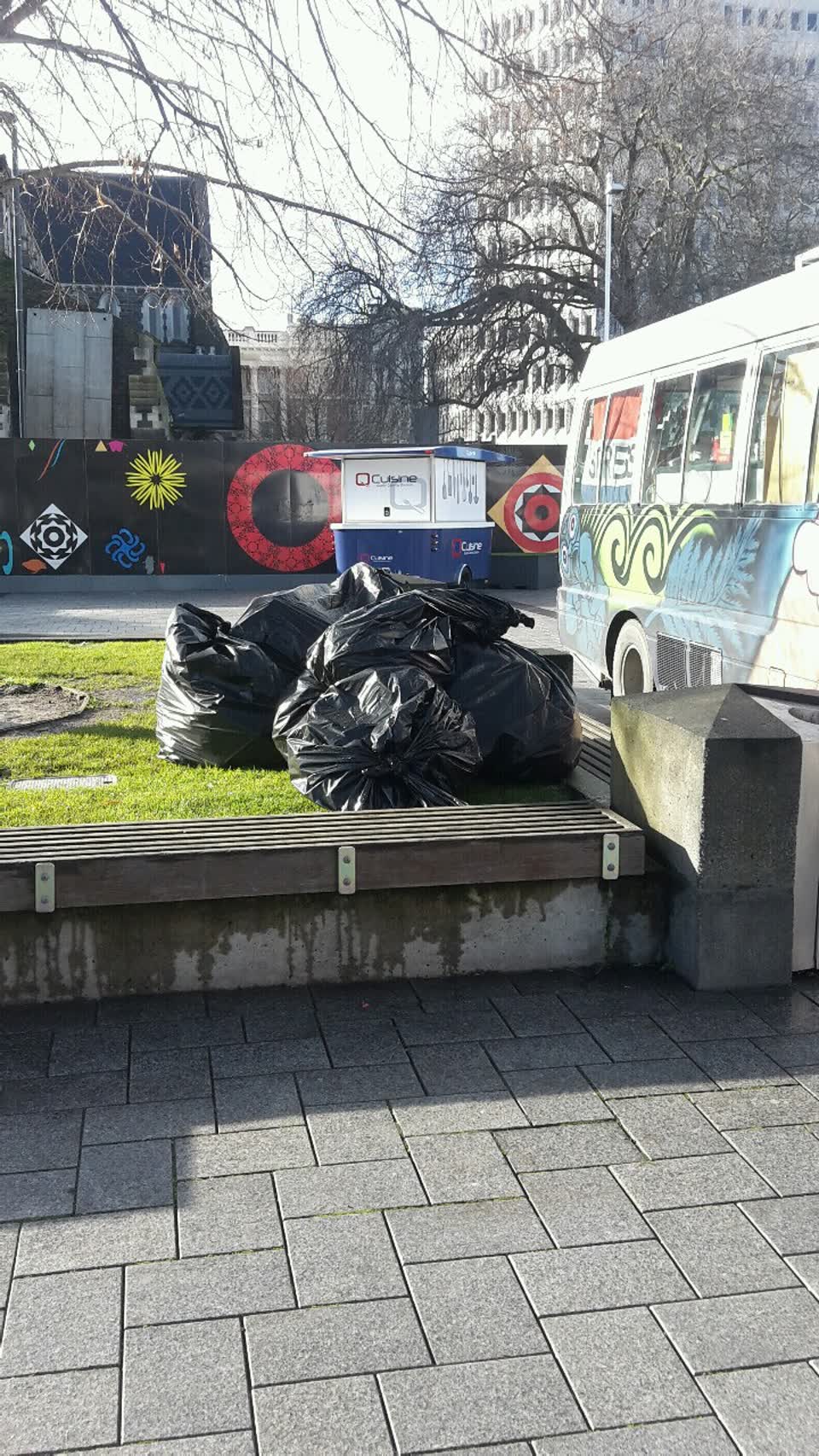 The photograph attached to this rubbish/recycling report