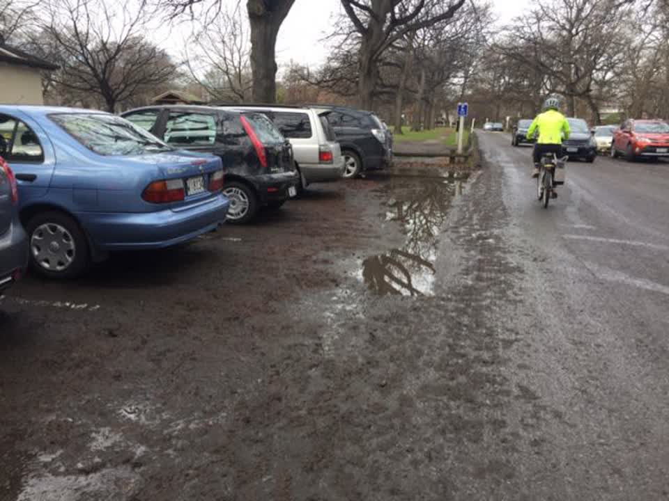 The photograph attached to this wastewater/stormwater report