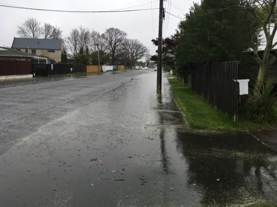 The photograph attached to this wastewater/stormwater report