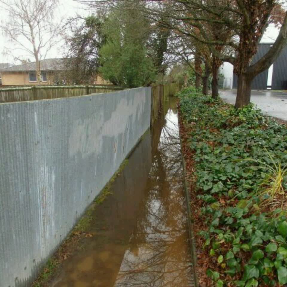 The photograph attached to this wastewater/stormwater report