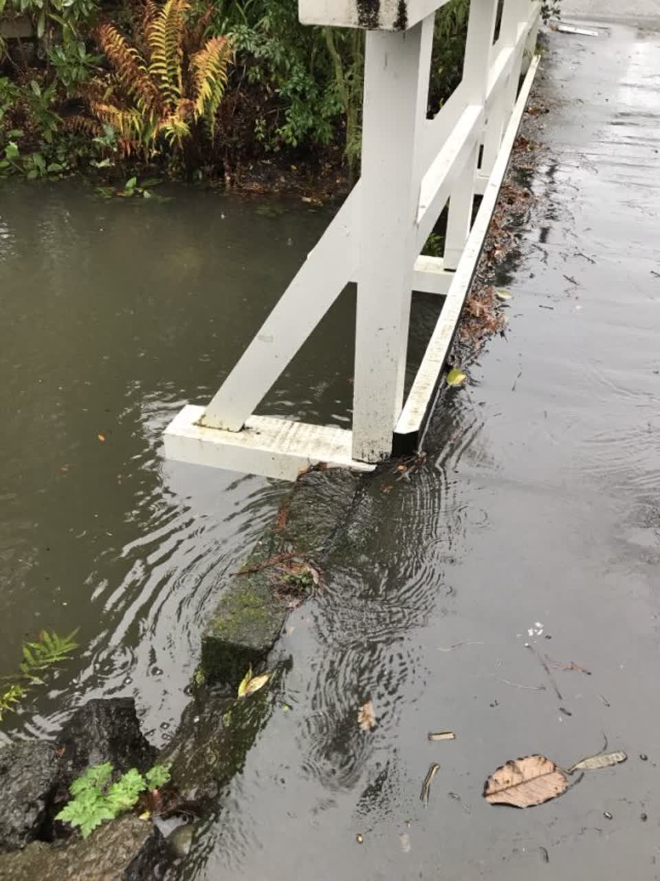 The photograph attached to this wastewater/stormwater report