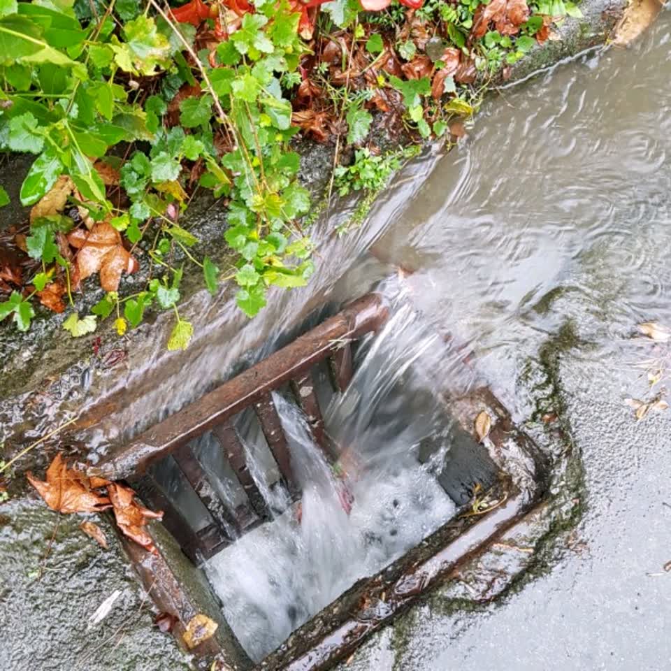 The photograph attached to this wastewater/stormwater report