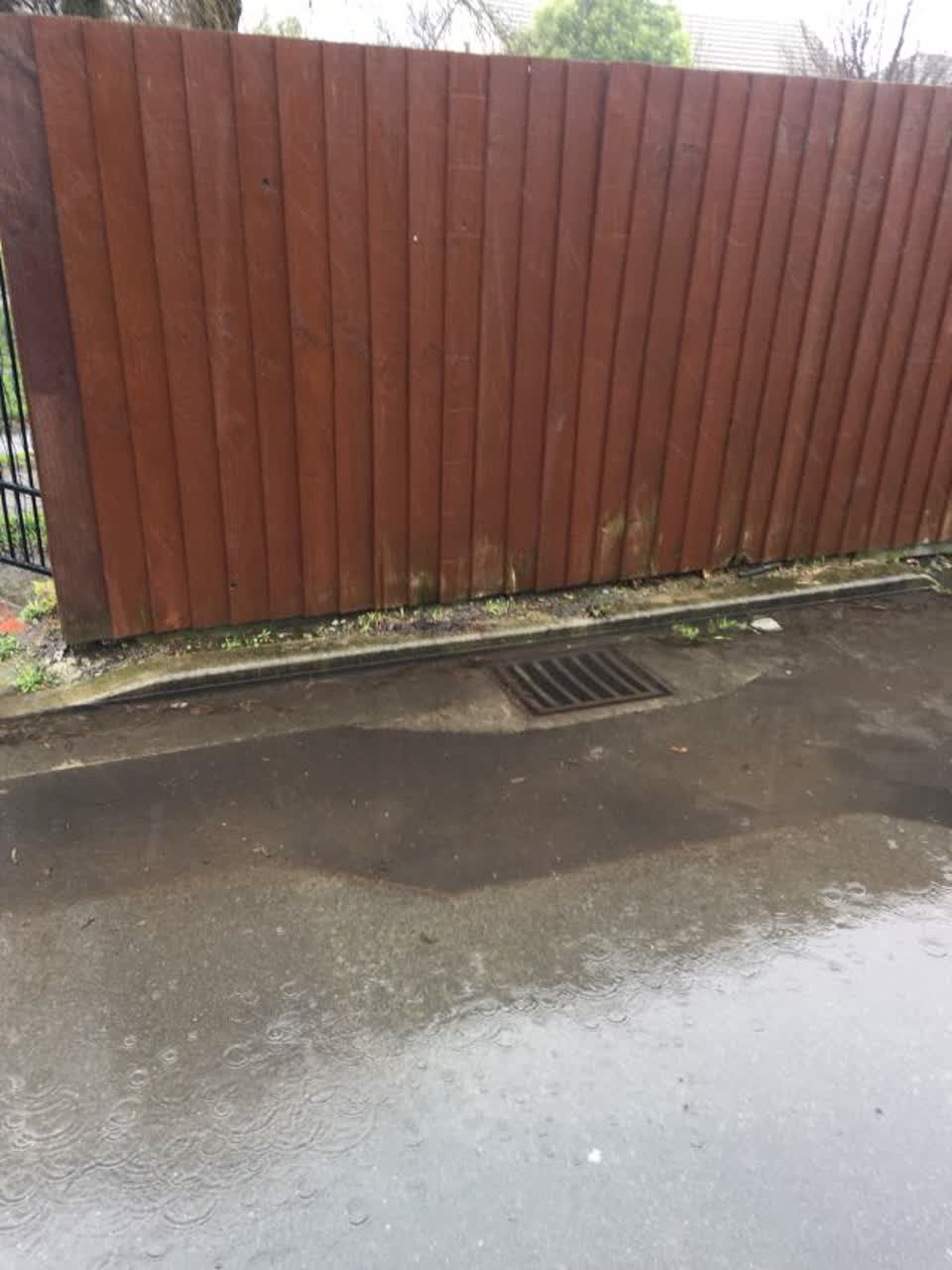 The photograph attached to this wastewater/stormwater report