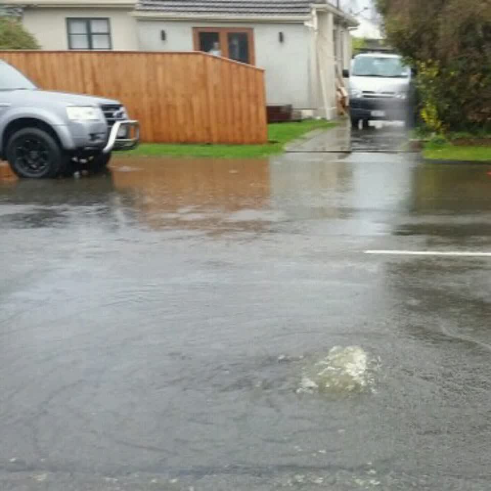 The photograph attached to this wastewater/stormwater report