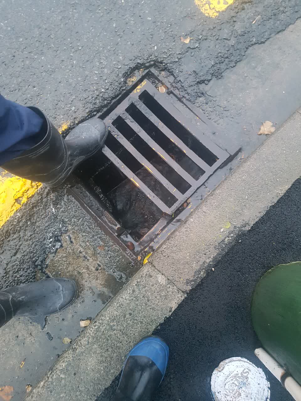 The photograph attached to this wastewater/stormwater report