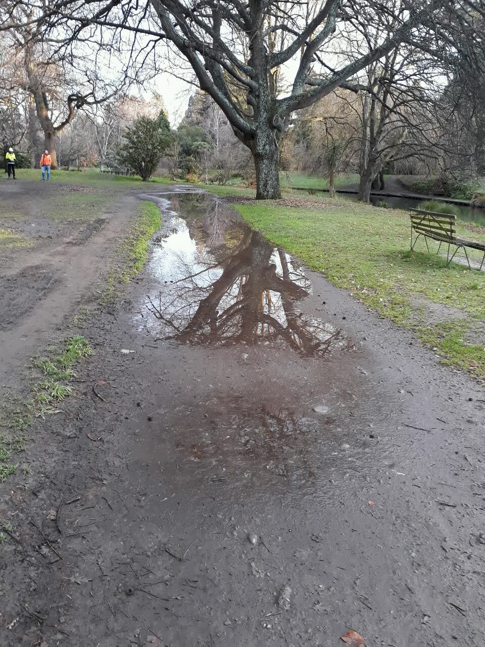 The photograph attached to this parks report