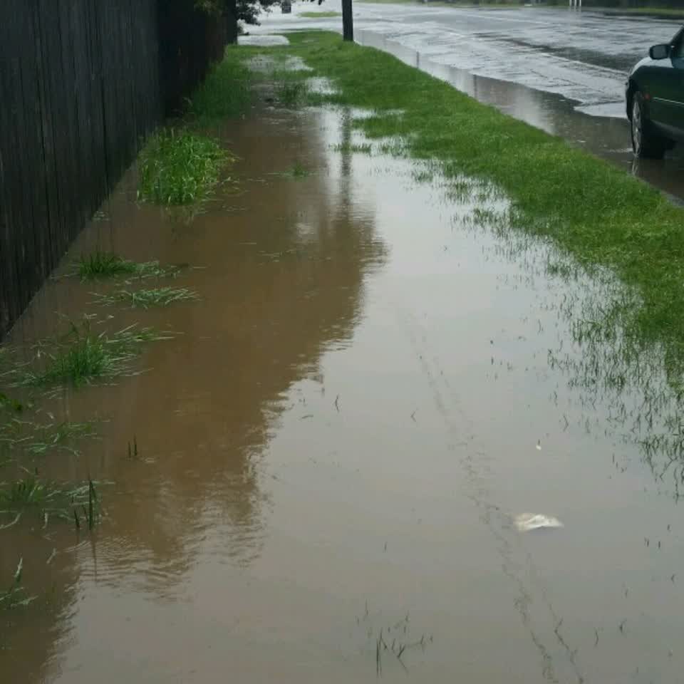 The photograph attached to this wastewater/stormwater report