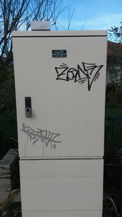 Graffiti, a report photo