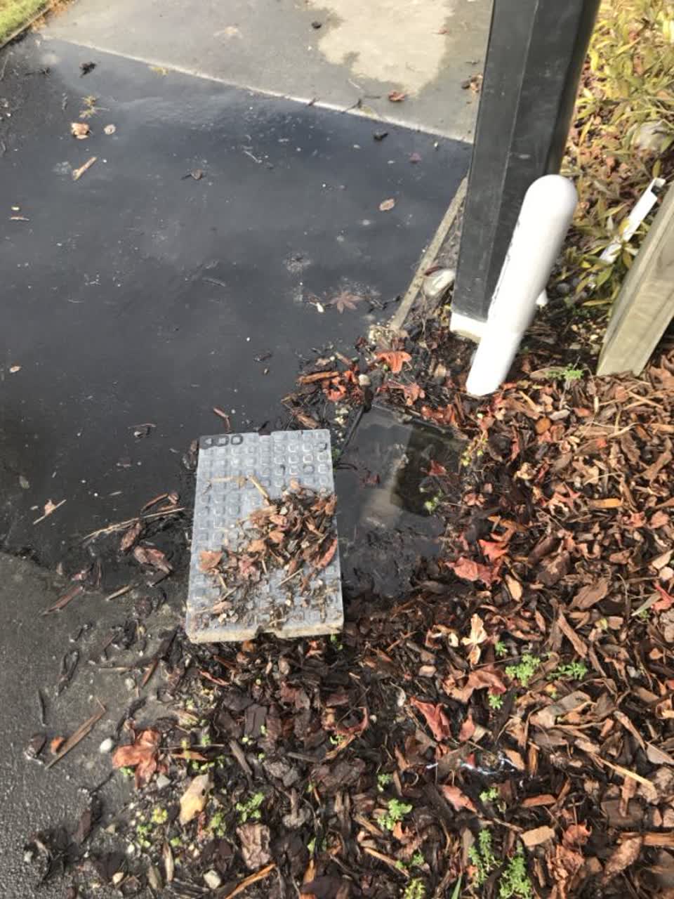 The photograph attached to this water supply report