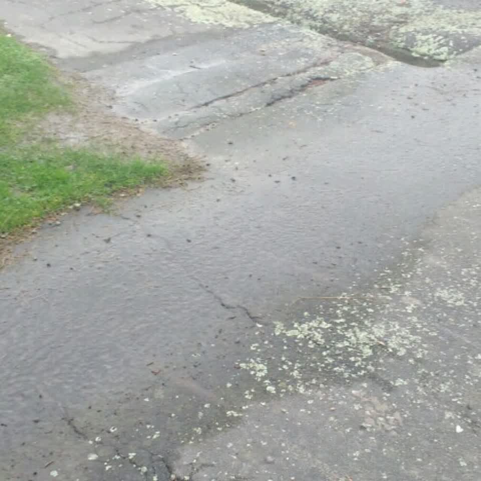 The photograph attached to this wastewater/stormwater report