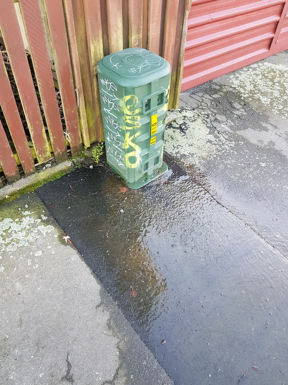 The photograph attached to this water supply report