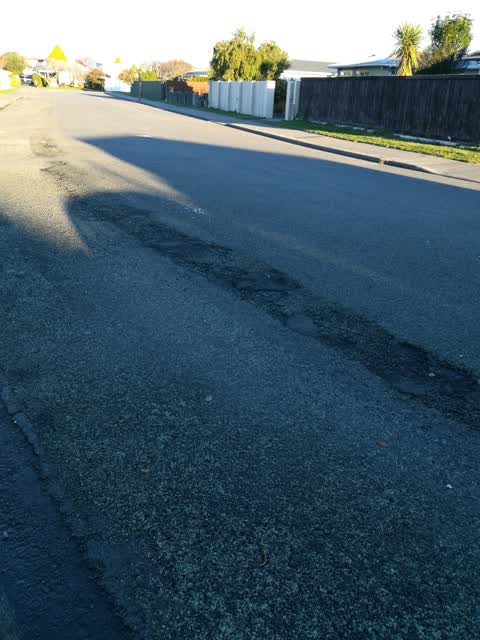 Roading/Streets, a report photo