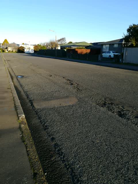Roading/Streets, a report photo