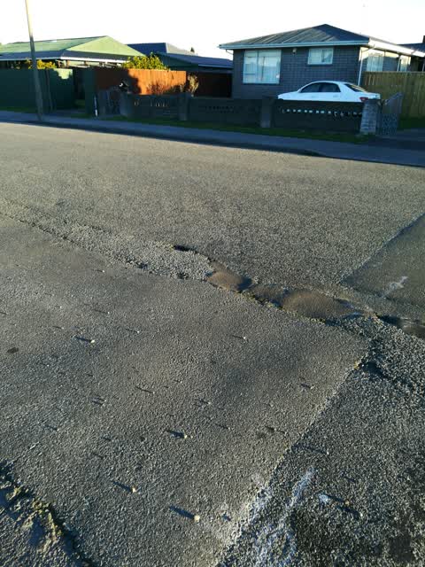 Roading/Streets, a report photo
