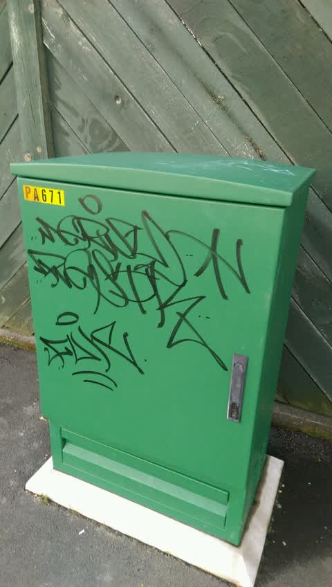 Graffiti, a report photo