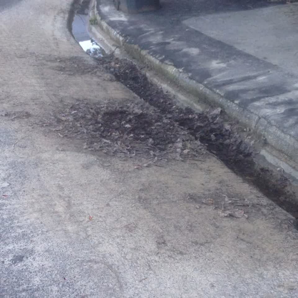The photograph attached to this wastewater/stormwater report
