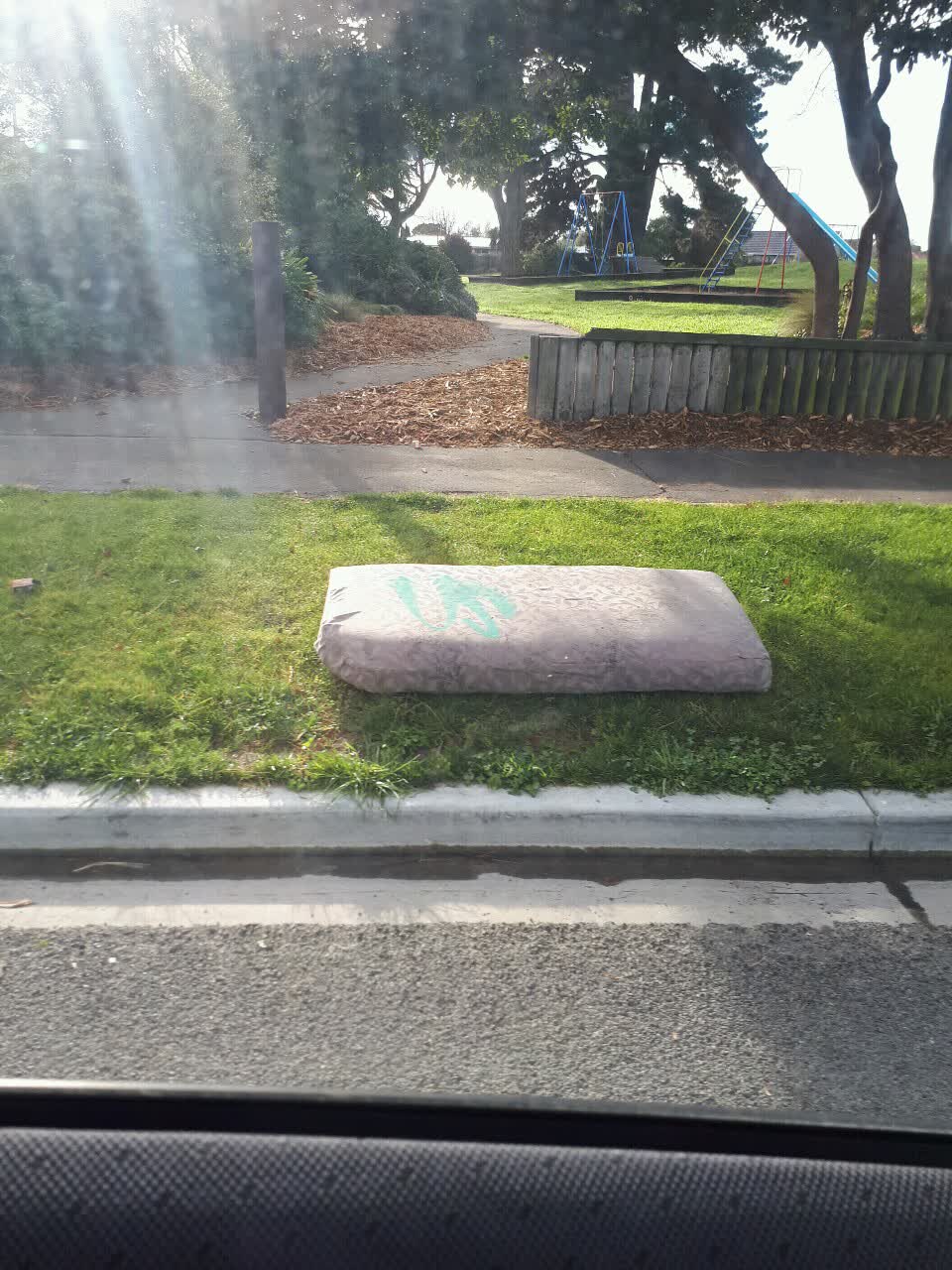 The photograph attached to this parks report