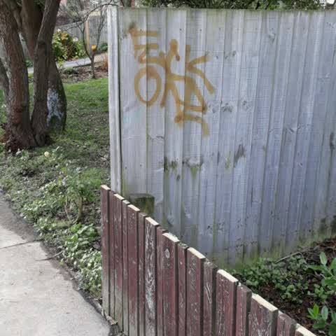 Graffiti, a report photo