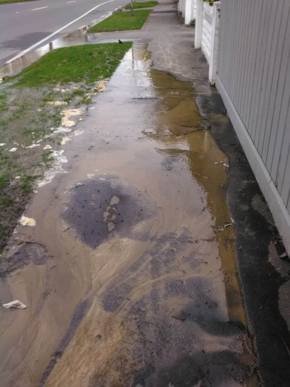 The photograph attached to this water supply report