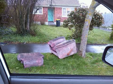 Rubbish/Recycling, a report photo