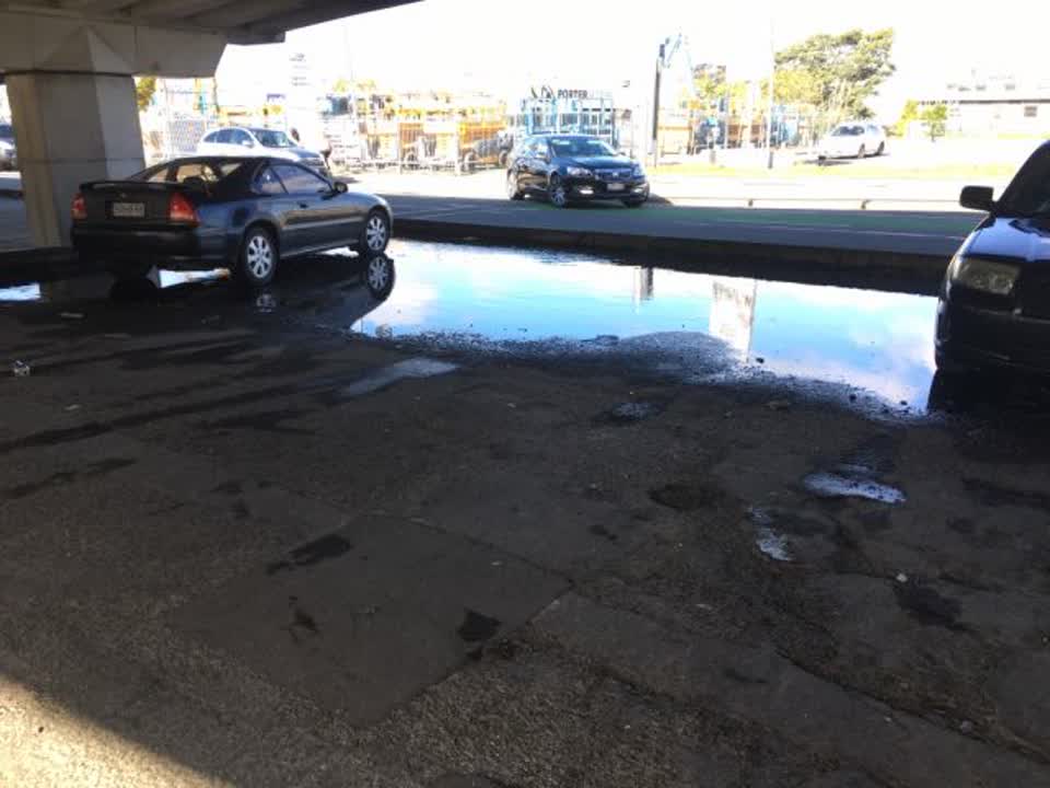 The photograph attached to this wastewater/stormwater report