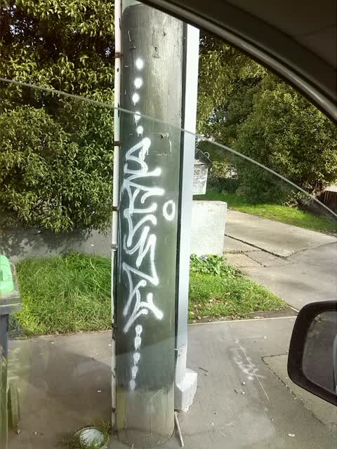 Graffiti, a report photo