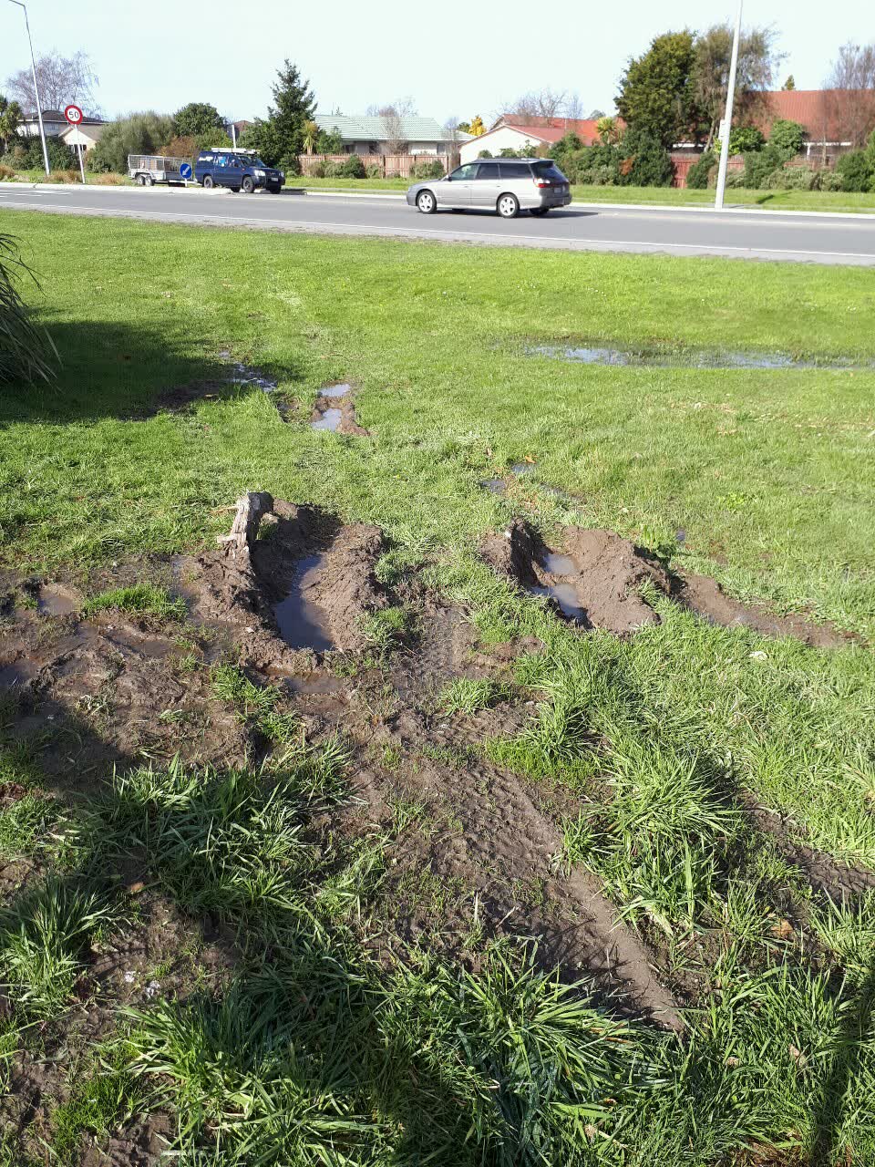 The photograph attached to this parks report
