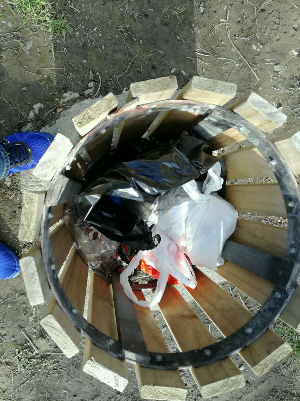 The photograph attached to this parks report