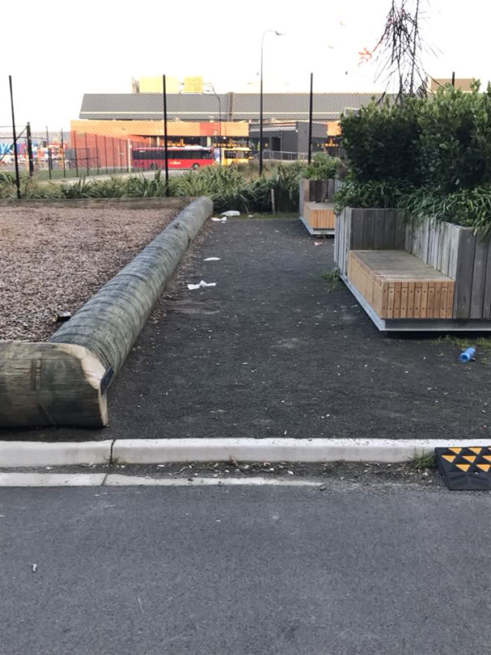 The photograph attached to this rubbish/recycling report