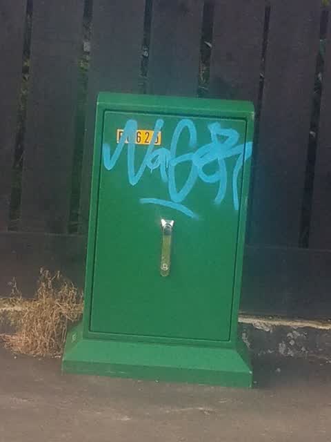 Graffiti, a report photo