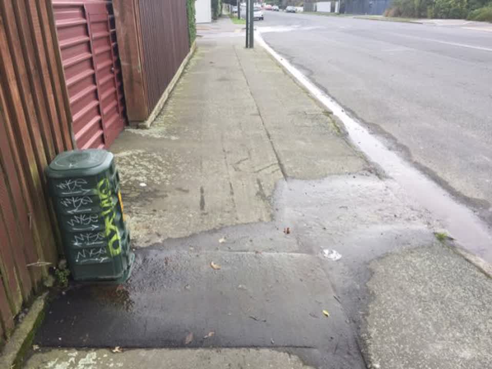 The photograph attached to this water supply report
