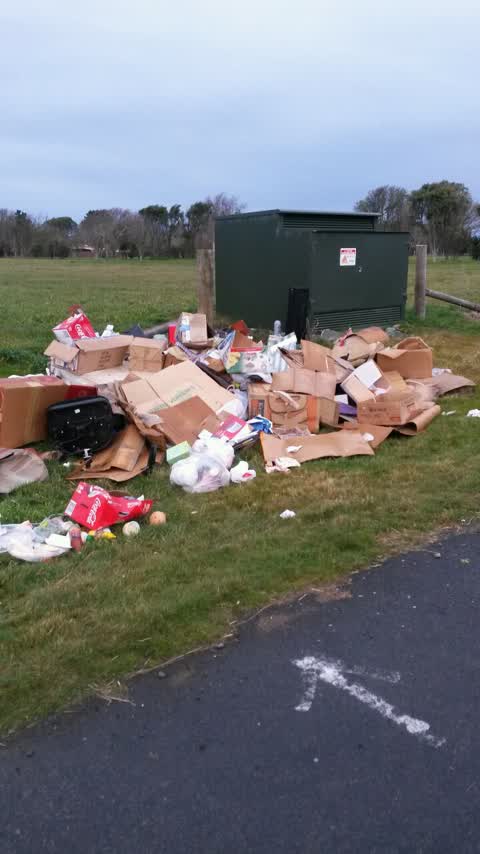 Rubbish/Recycling, a report photo
