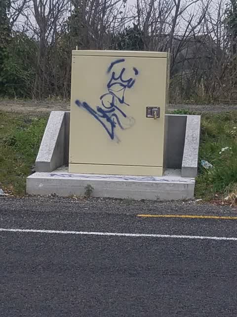 Graffiti, a report photo