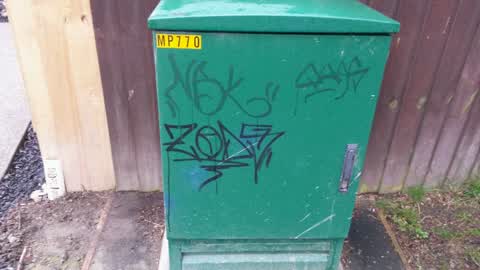Graffiti, a report photo