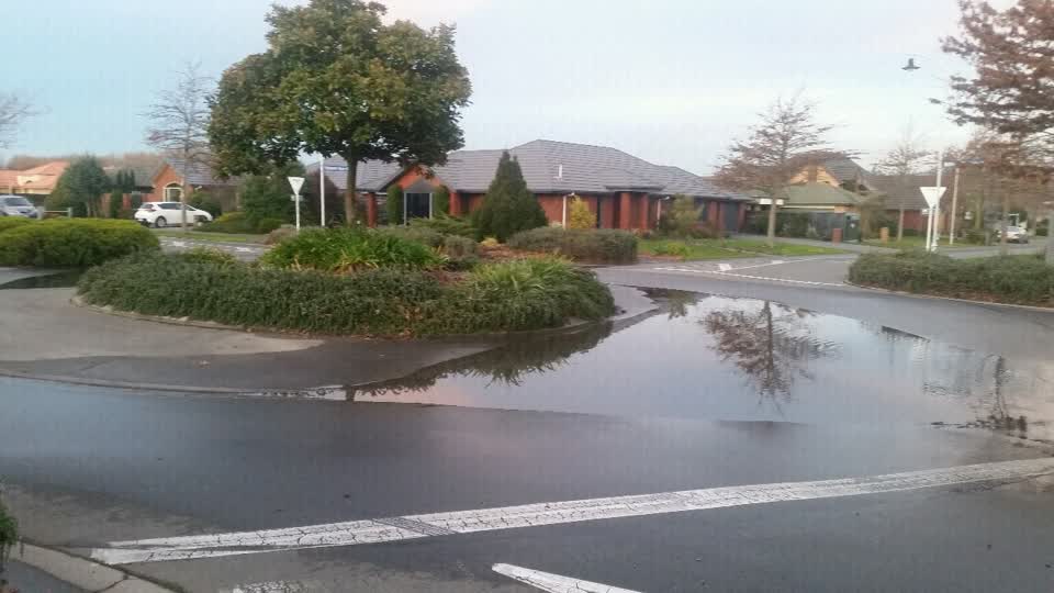 The photograph attached to this wastewater/stormwater report