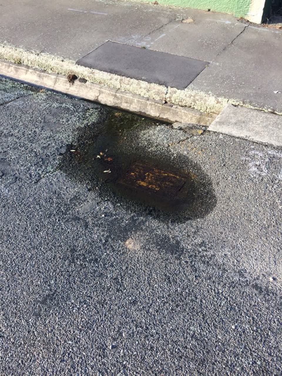 The photograph attached to this water supply report