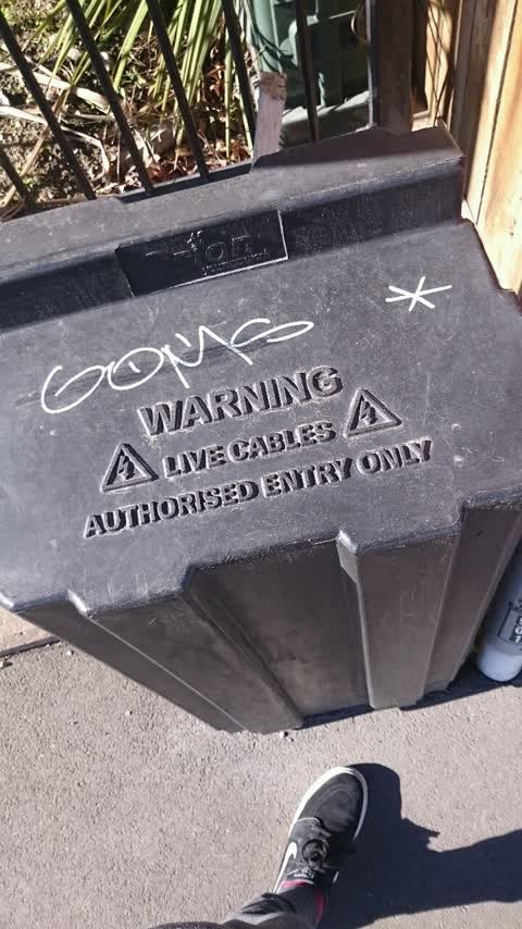 Graffiti, a report photo