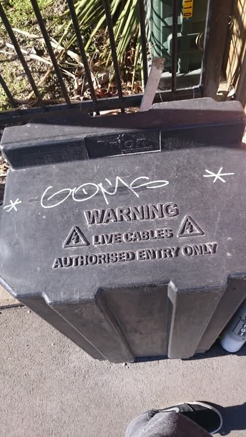 Graffiti, a report photo