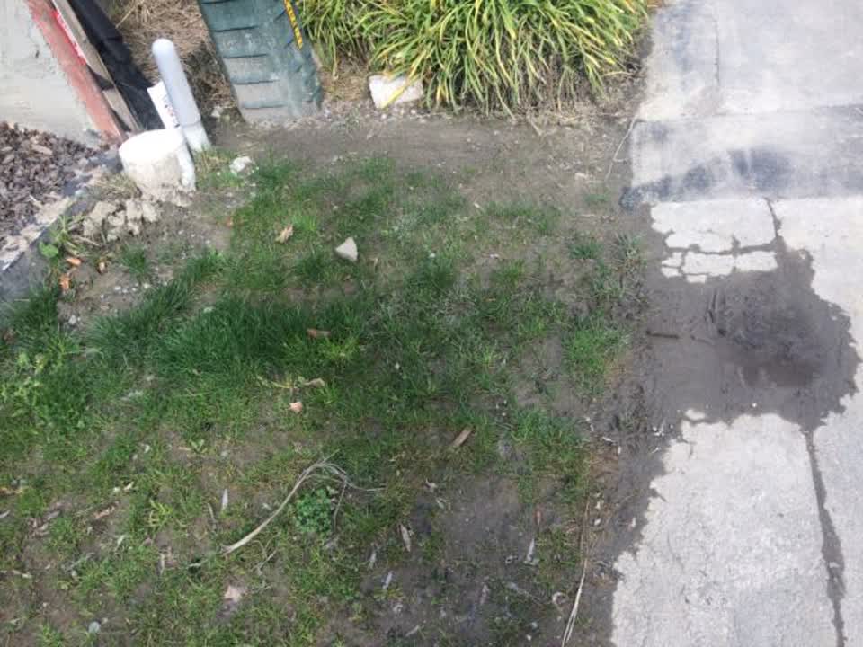 The photograph attached to this wastewater/stormwater report