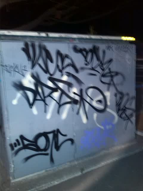 Graffiti, a report photo