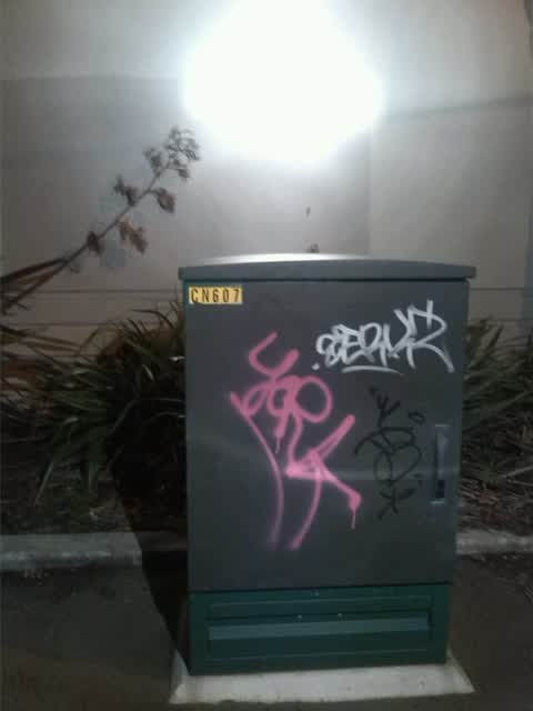 Graffiti, a report photo