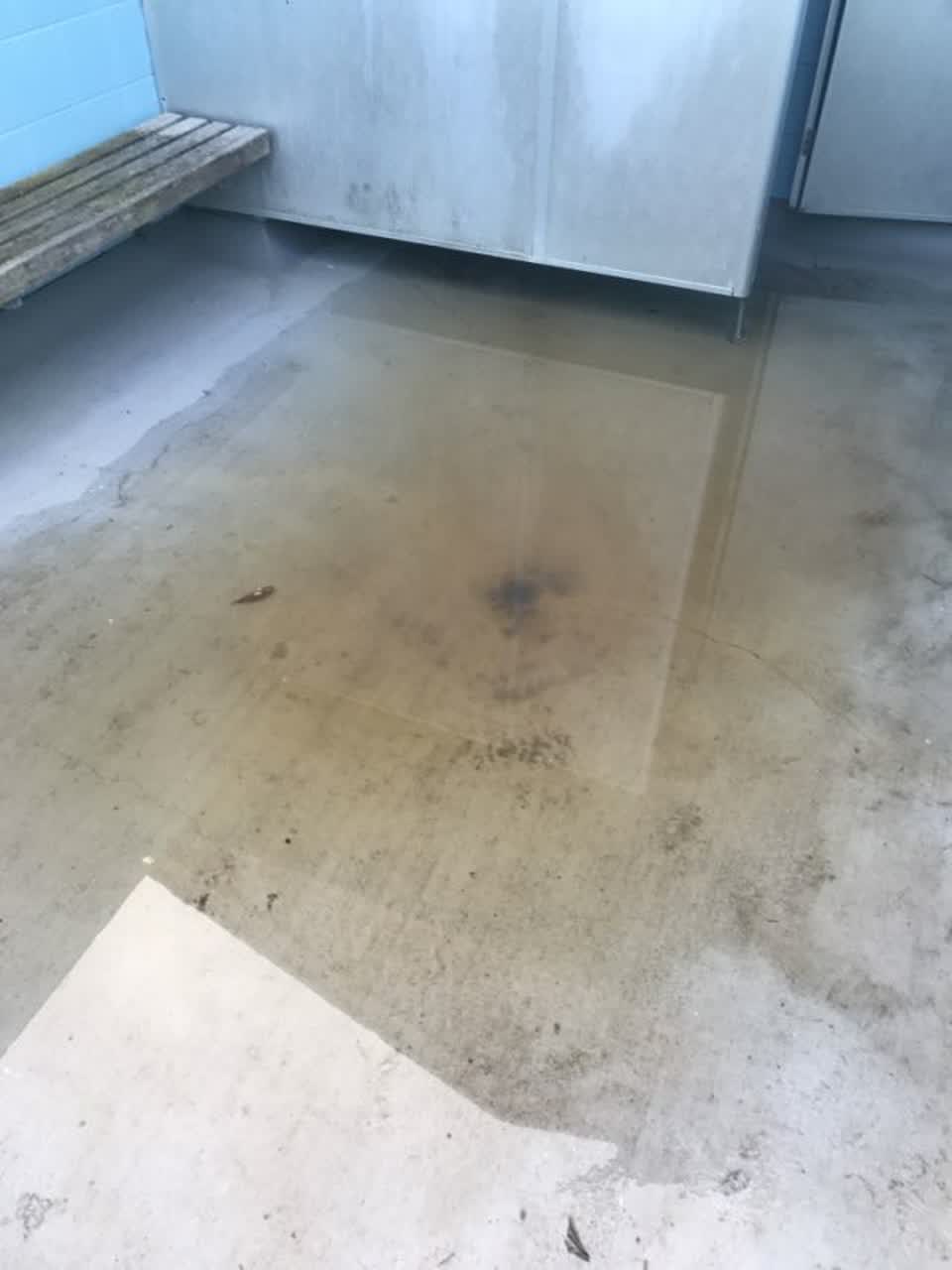 The photograph attached to this wastewater/stormwater report