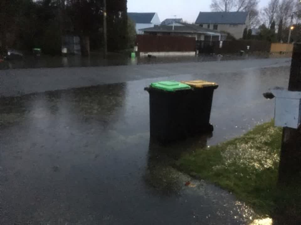 The photograph attached to this wastewater/stormwater report