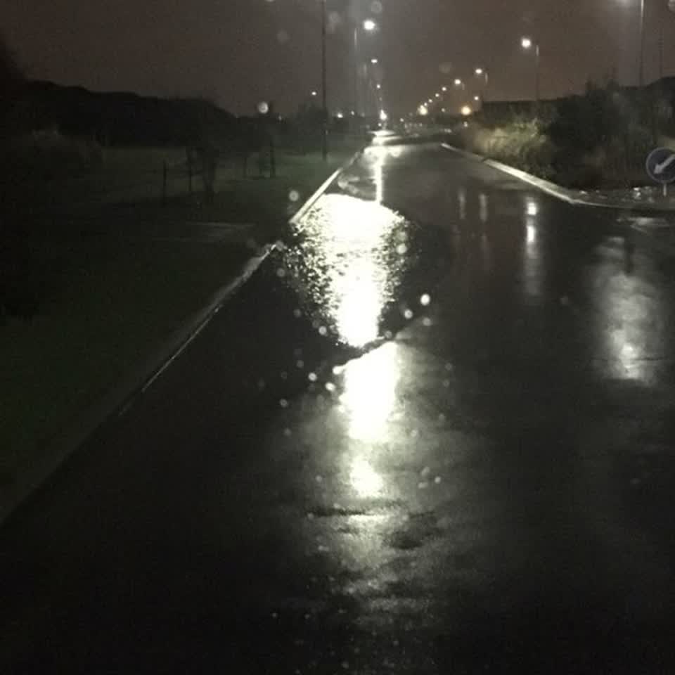 The photograph attached to this wastewater/stormwater report