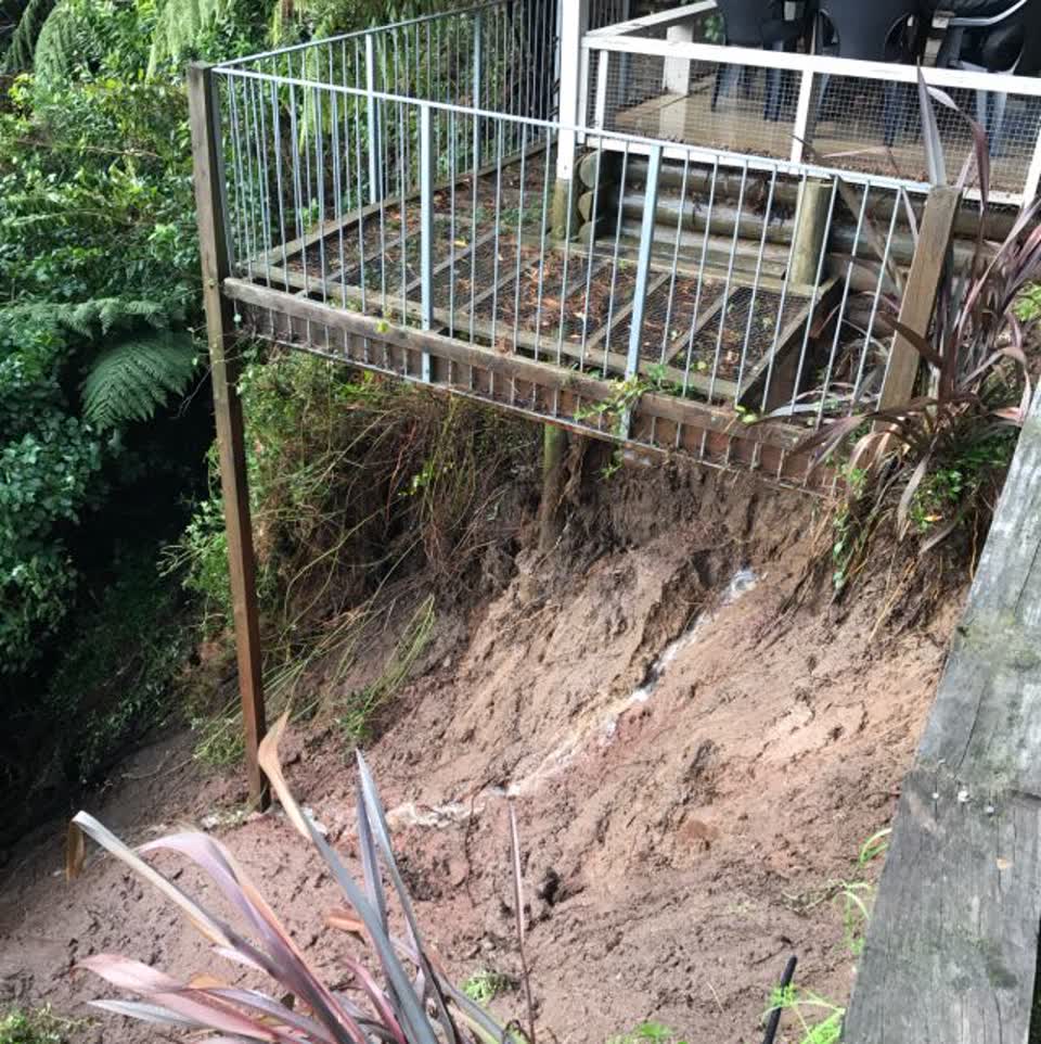The photograph attached to this wastewater/stormwater report