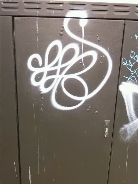 Graffiti, a report photo