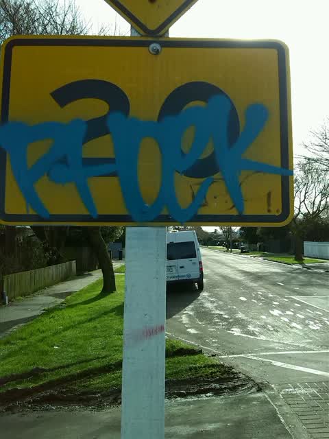 Graffiti, a report photo