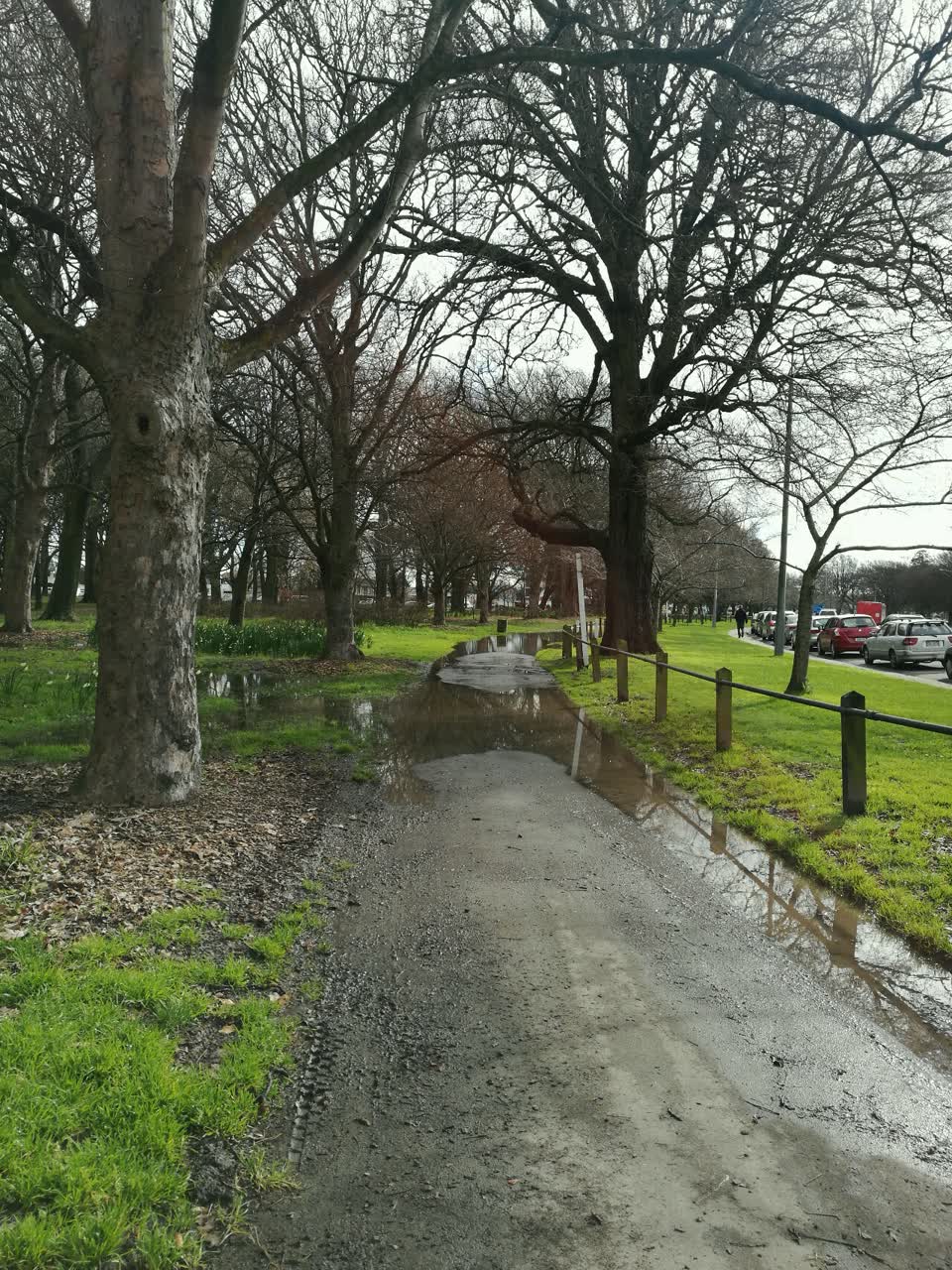 The photograph attached to this wastewater/stormwater report